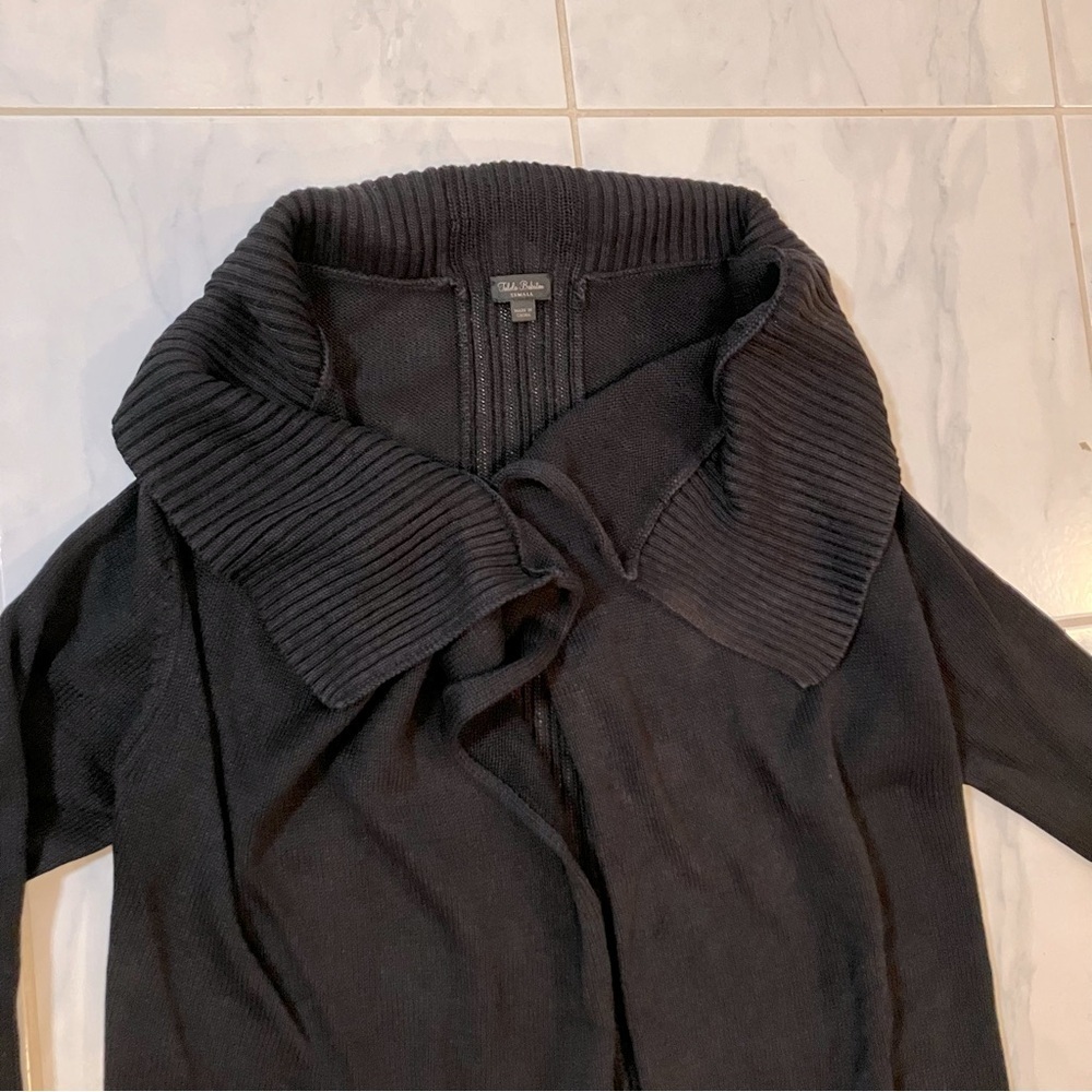 Talula Babaton Cozy Black Knit Cardigan.  Silk / linen blend!  Great condition